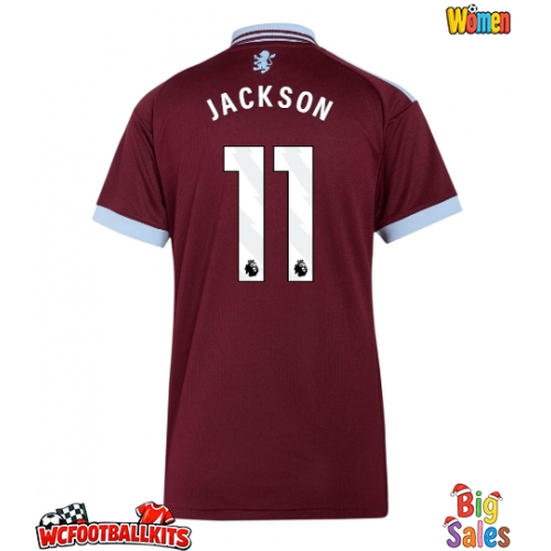 Aston Villa Nicolas Jackson #11 Replica Home Stadium Shirt for Women 2026-27 Short Sleeve